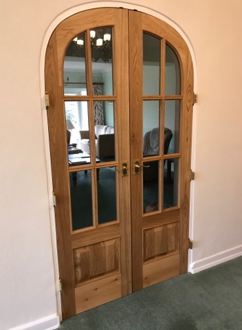 Solid Oak Curved Doors